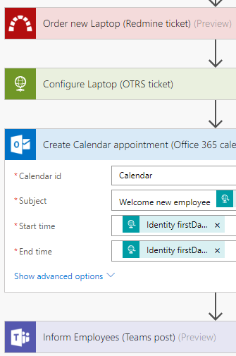 Automatisieren mit waave und Microsoft Flow